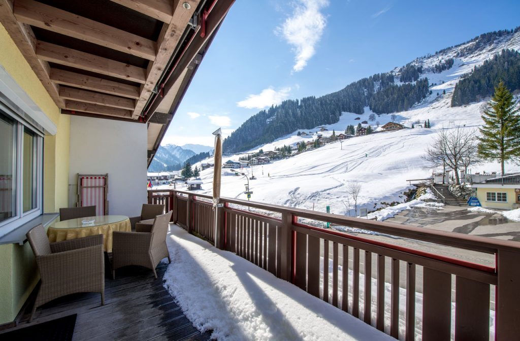Ferienwohnung Alpenrose – Wohnzimmer